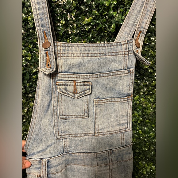 Free People Denim Overalls Size 26 - Picture 2 of 10